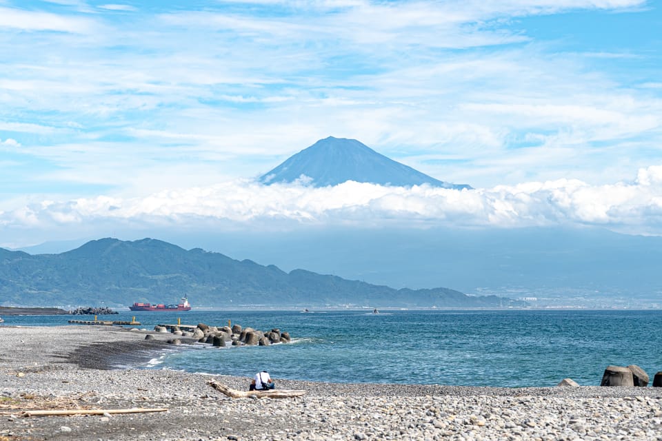 駿河湾と富士山